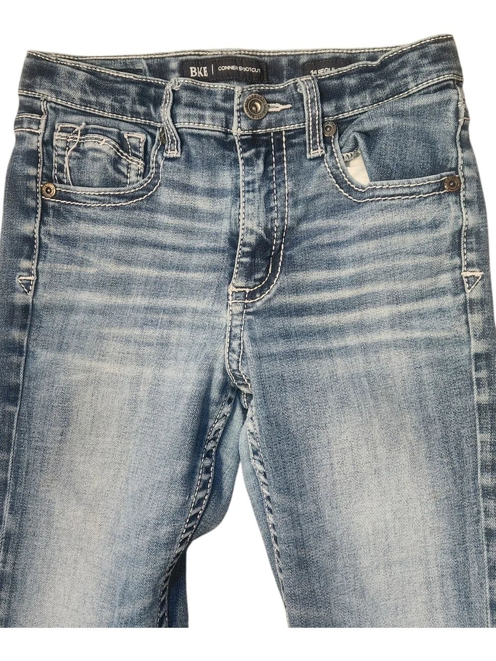 BKE Connor Bootcut Boys Jeans Size 14 Western